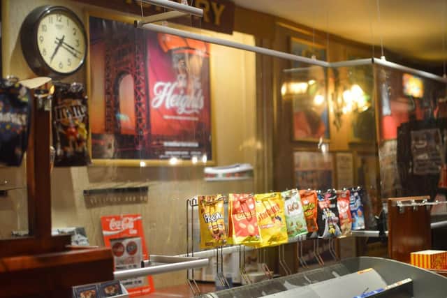 There will be perspex screens at the counters inside the Kinema.