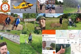 Air Cadets doing their bit in the 111-mile trek for the air ambulance. EMN-200629-151838001