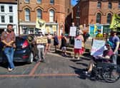 Horncastle and Louth Extinction Rebellion groups took part in a climate emergency protest today (Thursday). EMN-200625-121329001