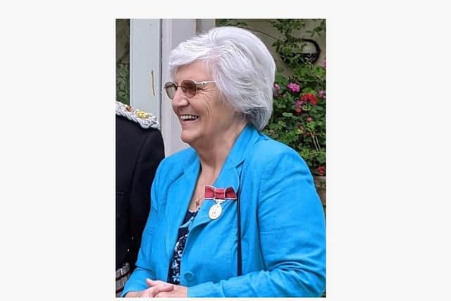 British Empire Medal holder Sheila Lymer.