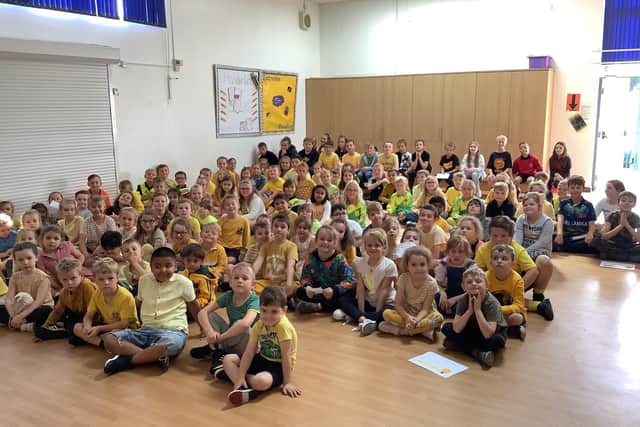 Gosberton Academy pupils during their non uniform day fundraiser.