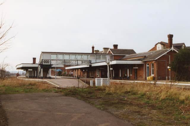 Set for a revamp - Sleaford railway station. EMN-211110-161406001