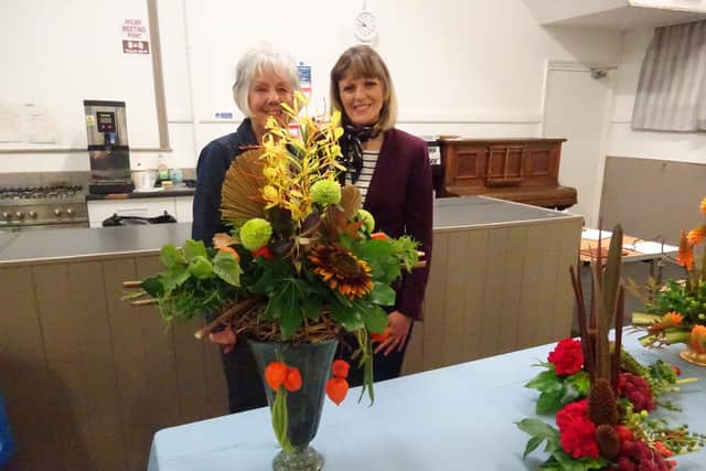 Jenni Kirkby(left) and Kirsty Meek with 'oriental'.