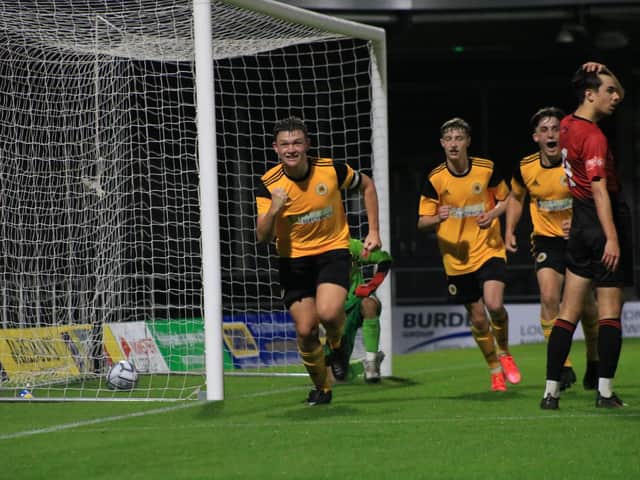 Owen Sheriff celebrates. Photo: Oliver Atkin