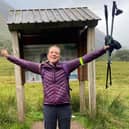 On top of the world - Sian Lovatt has completed the Three Peaks Challenge.