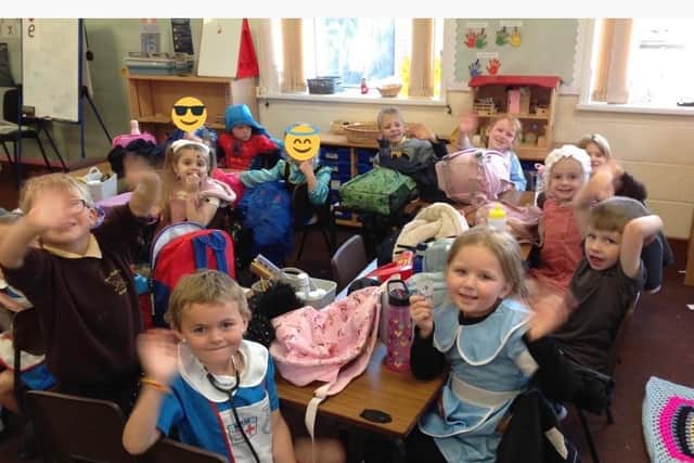 Pupils at the Richmond School in Skegness dressed up as 'Everyday Heroes'.