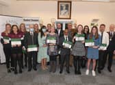 The Sleaford Town Award winners. EMN-211015-095237001