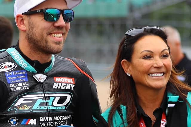 Hickman and team principal Faye Ho.