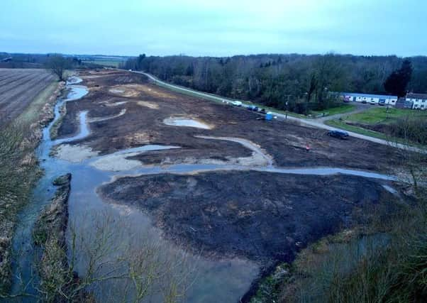 The previous Dunston Beck enhancement project. EMN-211016-131016001