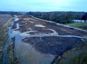 The previous Dunston Beck enhancement project. EMN-211016-131016001