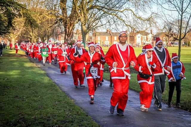 The popular Santa Run is back on in Boston this year.