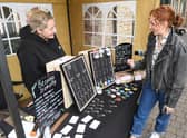 L-R Jess Cooper of Bespoke Stamping, with one of the organisers Harriet Wells of Millstream Square. EMN-211018-103258001