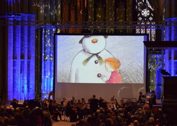 See The Snowman in the magical setting of Lincoln Cathedral with a live orchestra