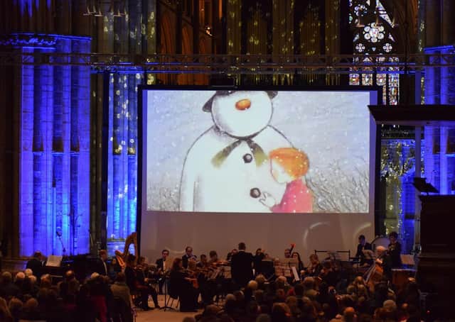 See The Snowman in the magical setting of Lincoln Cathedral with a live orchestra