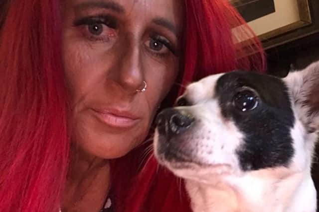 One lucky 'pup' who has found her forever home is this Jack Russell terrier, pictured with Lisa Layton who has adopted her.