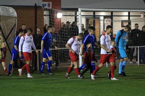 Skegness Town v Boston Town. Photo: Oliver Atkin