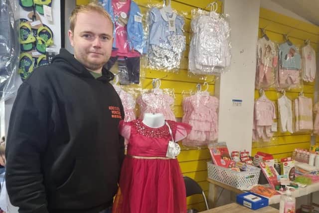 Reece Shaw of Acro's Little Monsters is one of the new traders at Skegness Market.