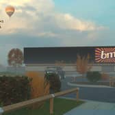 An artist's impression of the proposed B&M store for Mablethorpe.