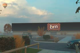 An artist's impression of the proposed B&M store for Mablethorpe.