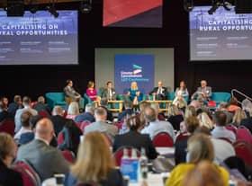 A scene from a previous conference.