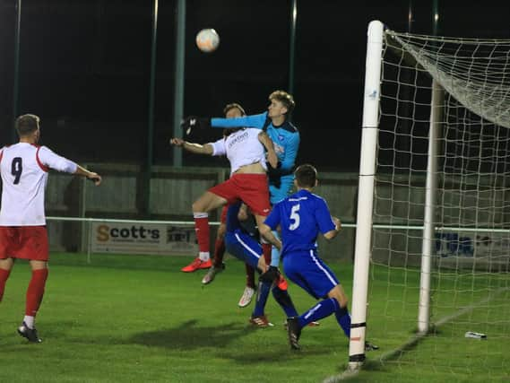 Town drew 2-2 at Skegness on Wednesday. Photo: Oliver Atkin