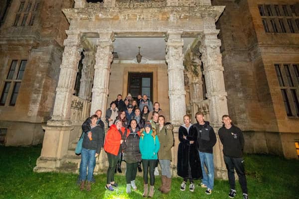 The group at Revesby Abbey's ghost hunt. EMN-211031-130036001