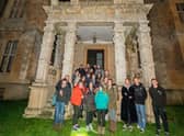 The group at Revesby Abbey's ghost hunt. EMN-211031-130036001