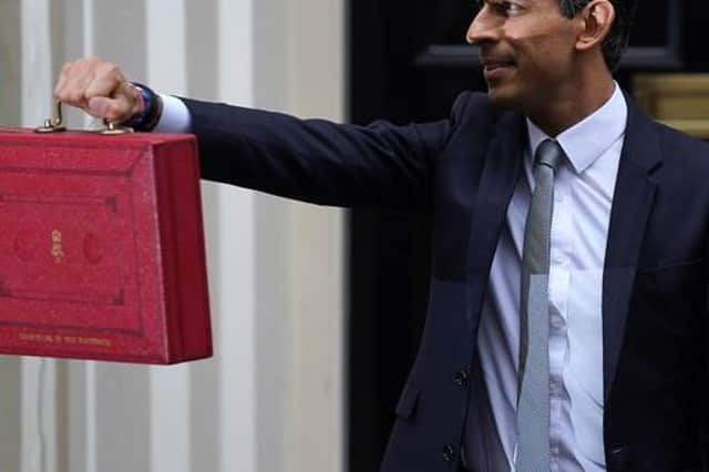 Chancellor of the Exchequer Rishi Sunak leaving 11 Downing Street, London before delivering his Budget to the House of Commons. Picture: Jacob King/PA Wire
