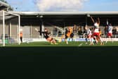 Boston United v Hereford. Photo: Oliver Atkin