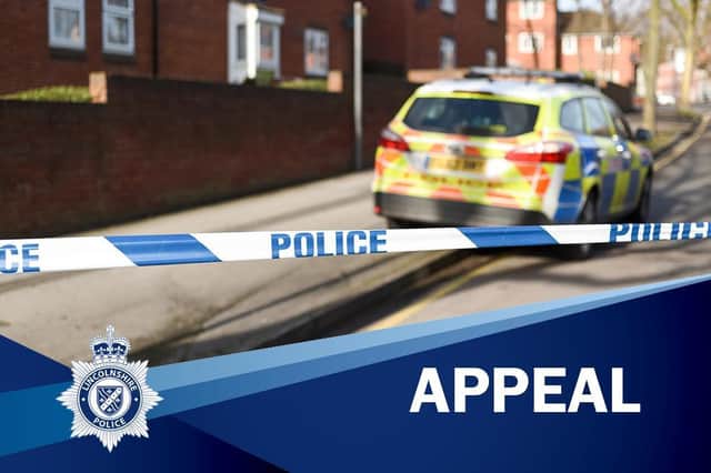 If you can help, call 101,  quoting incident 382 of October 29 or email control@lincs.police.uk, putting the incident number in the subject box.