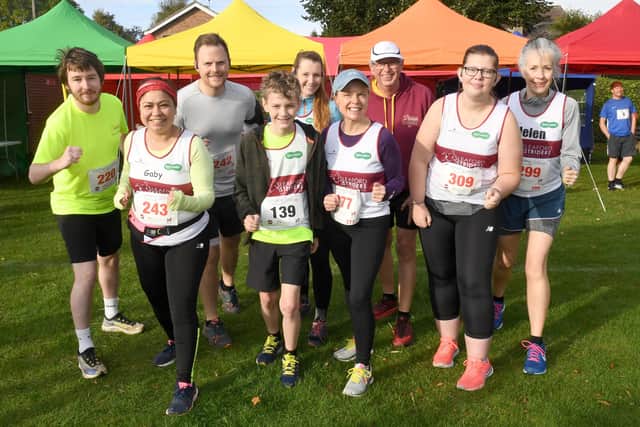 Sleaford Striders at Caythorpe Dash. EMN-210411-083540001