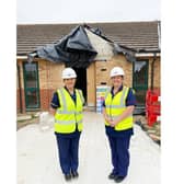 Sheena Ambler, Senior Clinical Services Manager, and Ruth Walker, Associate Specialist Nurse Practitioner at the St Barnabas Hospice Wellbeing Hub.
