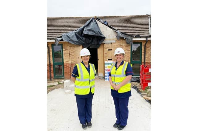 Sheena Ambler, Senior Clinical Services Manager, and Ruth Walker, Associate Specialist Nurse Practitioner at the St Barnabas Hospice Wellbeing Hub.