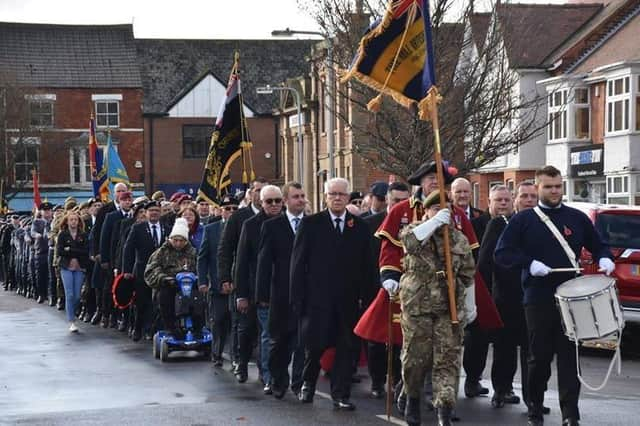 Remembrance Sunday parades and services will take place across the county on Sunday, November 14. Photo: Barry Robinson.