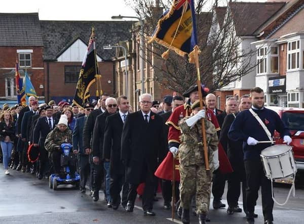 Remembrance Sunday parades and services will take place across the county on Sunday, November 14. Photo: Barry Robinson.