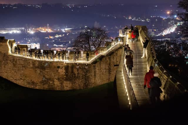 Illuminated wall walks will soon return to Lincoln Castle.