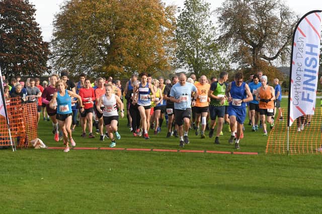Caythorpe Dash. Start of the run EMN-210411-083525001