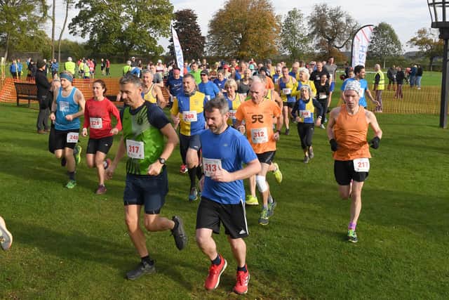 Caythorpe Dash. Start of the run EMN-210411-083452001