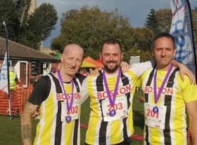 Steve Roberts, Simon Jackson and Michael Corney.