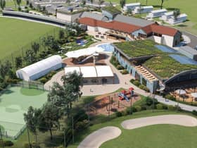 An artist's impression on what is to come at Boston West Country Park and Hotel.