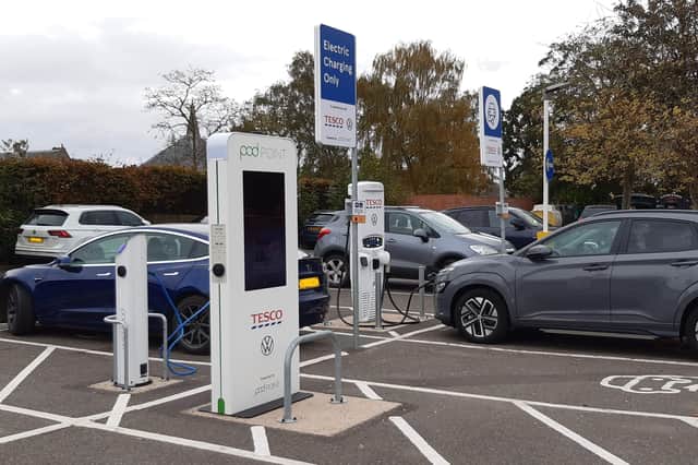 The only public access electric vehicle charging stations in Sleaford. EMN-210811-165800001