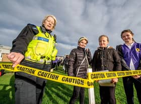 Year 5 pupils at LaceyField investigated the mysterious goings-on after returning from the half term break. (Photo: John Aron)