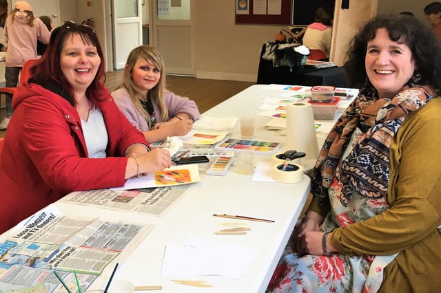 SKDC arts team visited the village halls in Tallington, Rippingale, Harlaxton and Ropsley. EMN-210911-123000001