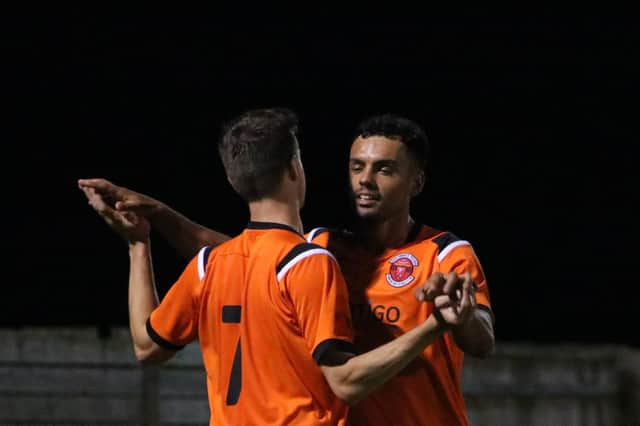 Town won 5-2 at Sleaford. Photo: Oliver Atkin