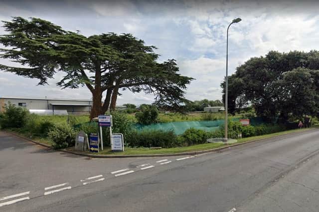 The empty plot formerly occupied by the Lincolnshire Oak Hotel, could not become a builders' merchant. Photo: Google Maps EMN-210911-153756001