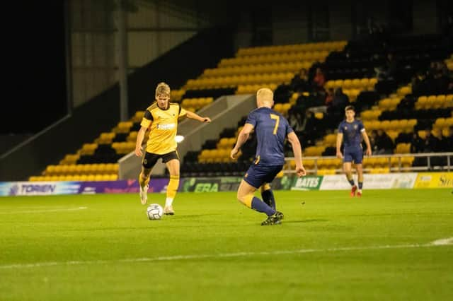 The Pilgrims are away at Guiseley today. Photo: Craig Harrison