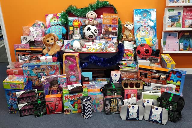 Donations from a previous year.