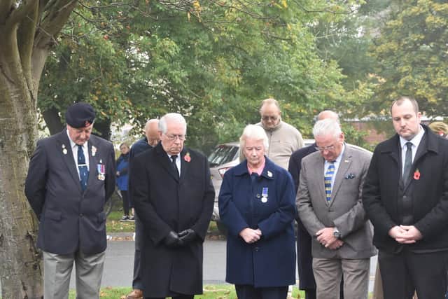 Councillors also joined the ceremony in Skegness.
