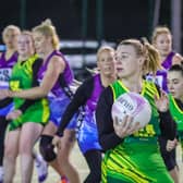 Boston Winter Netball League action. Photo: David Dales