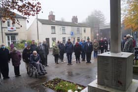 An Act of Remembrance at 11am on November 11 at Market Rasen war memorial